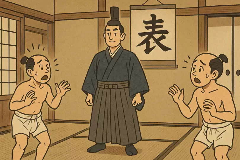 表 kanji meaning and mnemonic illustration