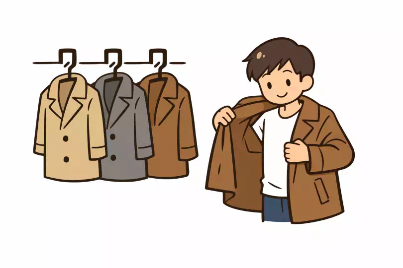 服 kanji meaning and mnemonic illustration